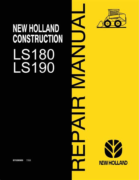 2000 new holland skid steer ls180 manual|new holland ls180 starter.